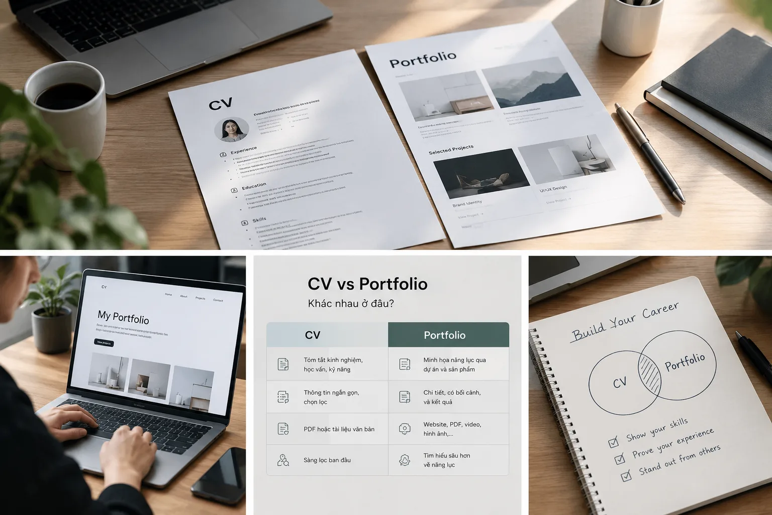 CV và Portfolio - Hồ sơ năng lực của chuyên gia