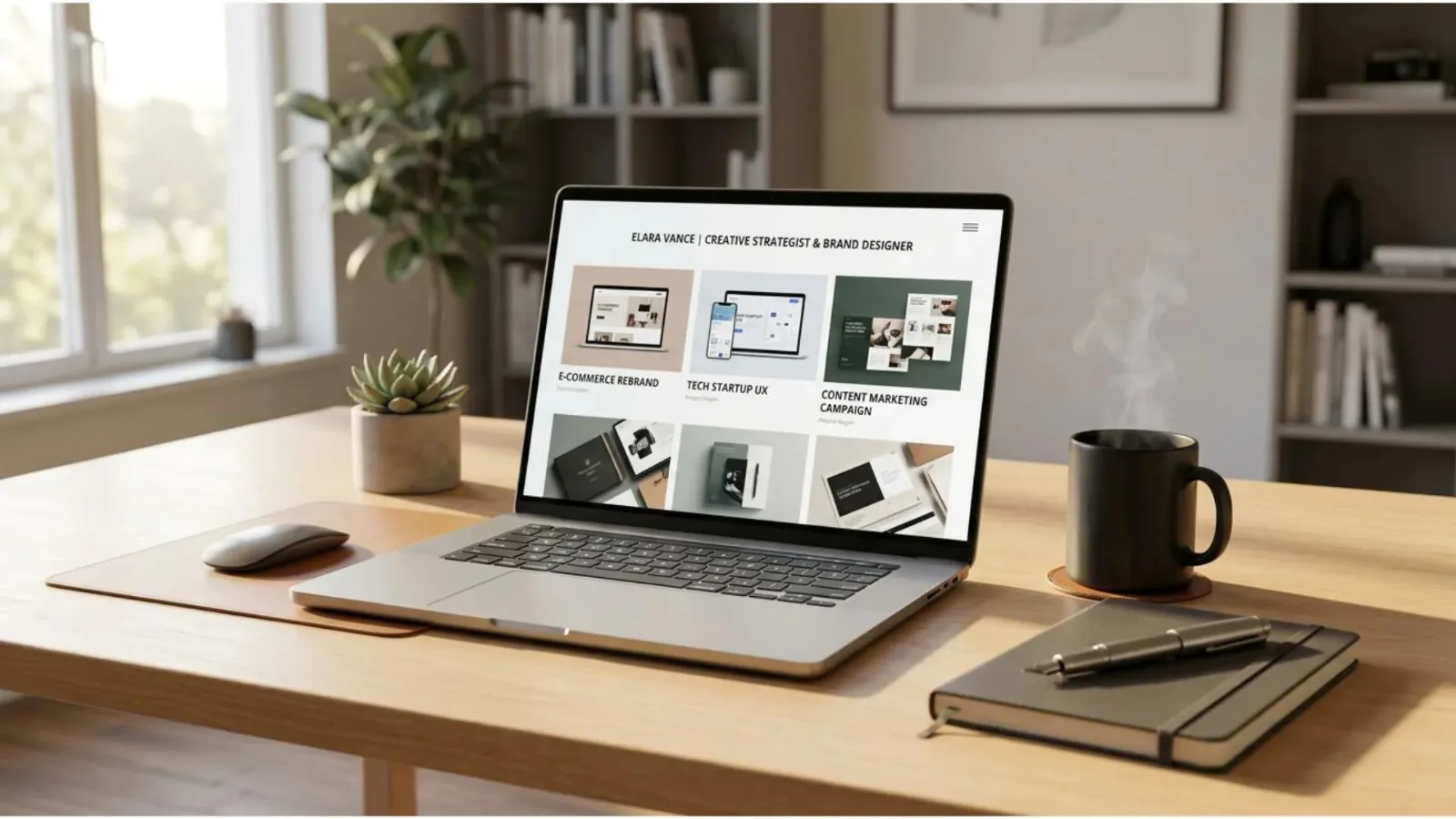 Portfolio trên website